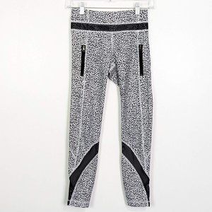 lululemon run inspire cropped athletic leggings size 2